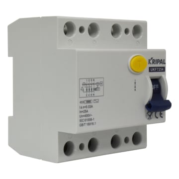 BREAKER DIFERENCIAL 4x25A 230/400V, 30mA 10KA