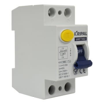 BREAKER DIFERENCIAL 2x40A 230/400V, 30mA 10KA