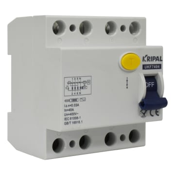 BREAKER DIFERENCIAL 4x40A 230/400V, 30mA 10KA