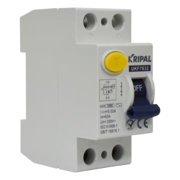 BREAKER DIFERENCIAL 2x63A 230/400V, 30mA 10KA