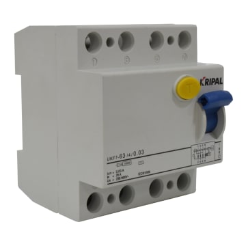 BREAKER DIFERENCIAL 4x63A 230/400V, 30mA 10KA