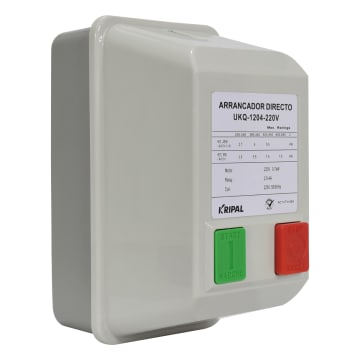 ARRANCADOR DIRECTO 2.5-4A 220V BASE METALICA/CUB PLASTICA IP65