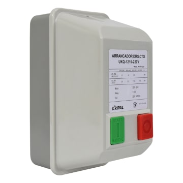 ARRANCADOR DIRECTO 7 - 10A 220V BASE METALICA/CUB PLASTICA IP65