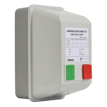 ARRANCADOR DIRECTO 9 - 13A 220V BASE METALICA/CUB PLASTICA IP65