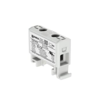 CONECTOR SERIE OTL COBRE / ALUMINIO, AISLADO, 2 CONEXIONES AL/CU 2,5 A 35MM2 COLOR VERDE/AMARILLO, UN  1000V AC/DC, IN 135A(CU)/120A(AL) APROBACION UL