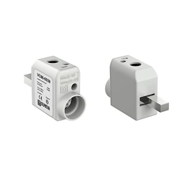 CONECTOR PARA DISPOSITIVO IZQUIERDO CON PUERTO DE MEDIDA 1XAL/CU 6-50MM2 IN 160A(CU)/100A(AL), UN 690V