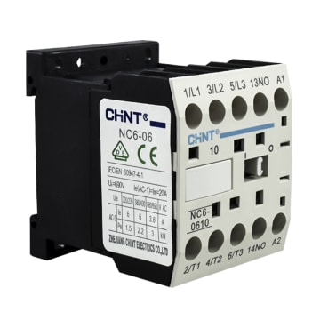 MINI CONTACTOR AUX 6A AC3 24VAC 3NO+1NO