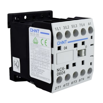 MINI CONTACTOR AUX 6A AC3 24VAC 4NO