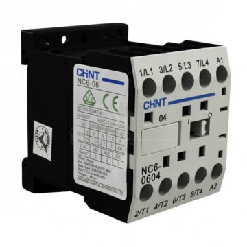 MINI CONTACTOR AUX 6A AC3 220VAC 4NO