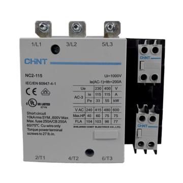 CONTACTOR 115A AC3 110VAC UL 1NA+1NC