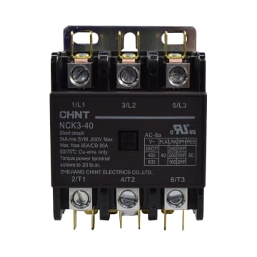 CONTACTOR A/C 3X40A 120VAC UL