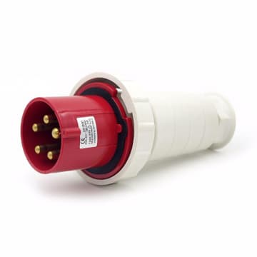 CLAVIJA AEREA 63A 220-380/240-415VAC ROJO
