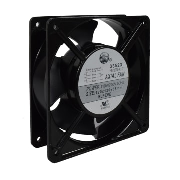 VENT BUJE 120x120x38mm DUAL 110/220VAC