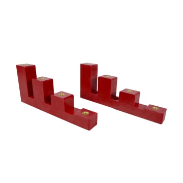 AISLADOR ESCALONADO H100XL230A30mm30X40 X 2 UNID