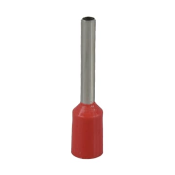 TERMINAL PIN HUECO ROJO 16AW6 X 1 PQTE DE 100 UNID