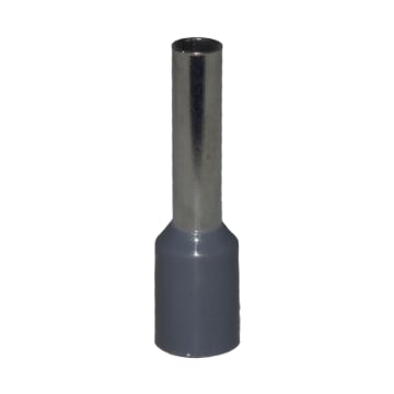 TERMINAL PIN HUECO GRIS 12AWG X 1 PQTE DE 100 UNID