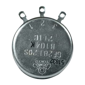 POTENCIOMETRO LINEAL 100KOHM 1 VUEL 2W