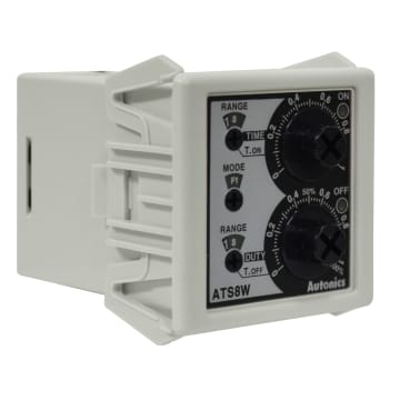 TEMPORIZADOR ASIMETRICO 0.1SEG A 10 HORAS. ALIMENTACION 100-240VAC, 24-240VDC. CN BRACKET DIN 48X48MM.