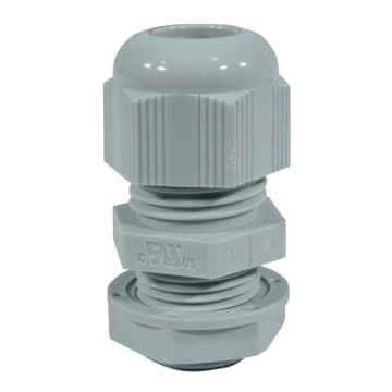 PRENSACABLE 3/8" NPT NYLON C/TUERCA X 50 UNID