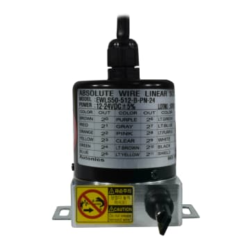 ENCODER ABSOLUTO TIPO YOYO, 512 DIVISIONES, SALIDA NPN, ALIMENTACION 24VDC.