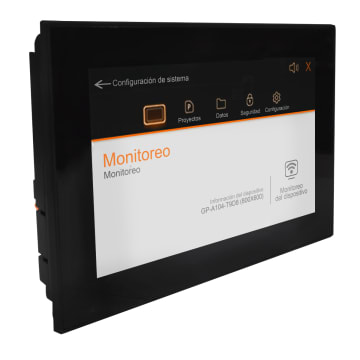 PANTALLA TACTIL HMI 7",DOS PUERTOS SERIALES RS-232/RS-422, ALIMENTACION 24VDC.