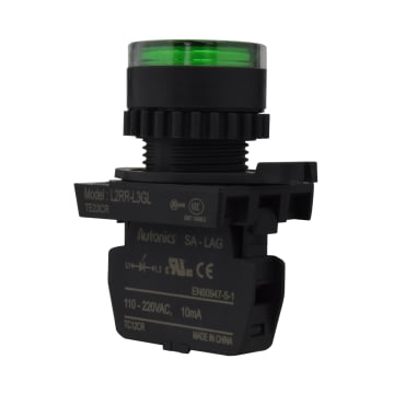 58 LAMP LED 22mm VERDE 110-220 VAC