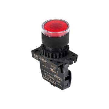 59 LAMP LED 22mm ROJA 12-24V AC/DC