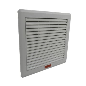 VENTILADOR CON FILTRO, 210X210X98MM, IP54, TEMP -10 +70°C, 230VAC, 26W, FLUJO 115M3/H