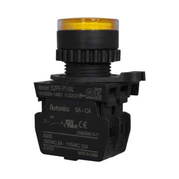 25 PULS PLAST NA + LED AMA 110-220 VAC 22mm