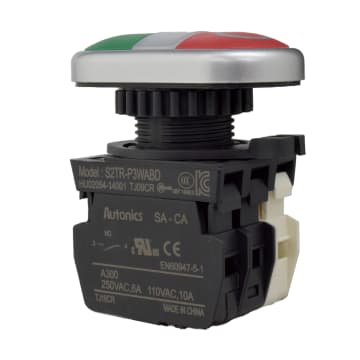 32 START-STOP PLAST C/LED 12-24 VDC/AC