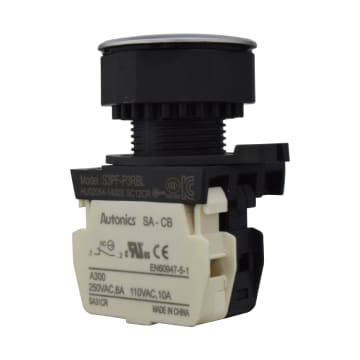 44 PULS PLAST NC + LED ROJO 110-220 VAC 30mm