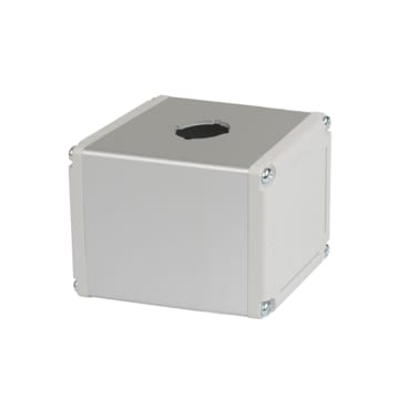 CAJA CUADRADA 1H 22mm ALUMINIO