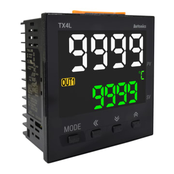 CONTROLADOR DE TEMPERATURA TX4 96X96 SALIDA RELE, 2 EVENTOS, ALIMENTACION 100-240 VAC.