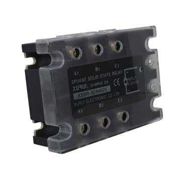 SSR TRIF 25A 3-32VDC 480VAC C/TAPA Y LED IND SERIE W3