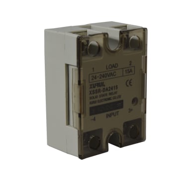 SSR 15A 3-32VDC 240VAC C/TAPA Y LED IND SERIE W1