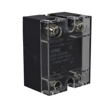 SSR 40A 5-30VDC 250VDC C/TAPA Y LED IND SERIE W2