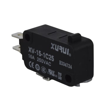 MIC/SW MINI PIVOTE 16A 250VAC CONMUTABLE X 10 UNID