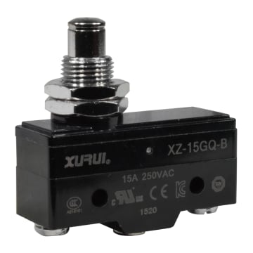 MICRO SW PIV LARGO ROSC 15A/250VAC CE-RU