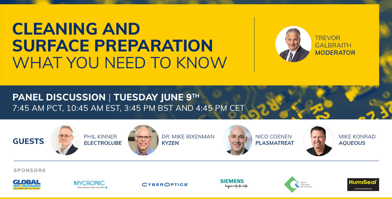 Electrolube Join the Debate on Cleaning and Surface Preparation at SMTConnect Online featured image