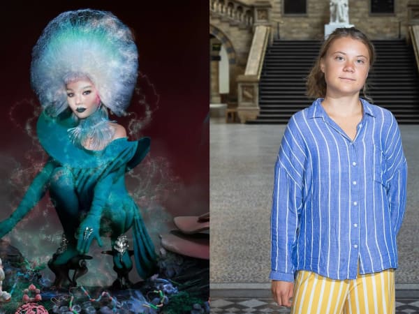 Bjork și Greta Thunberg