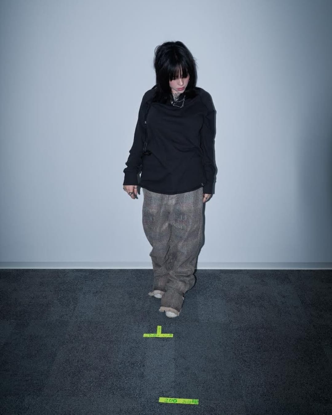 Billie Eilish before her exclusive gig for Telekom Electronic Beats