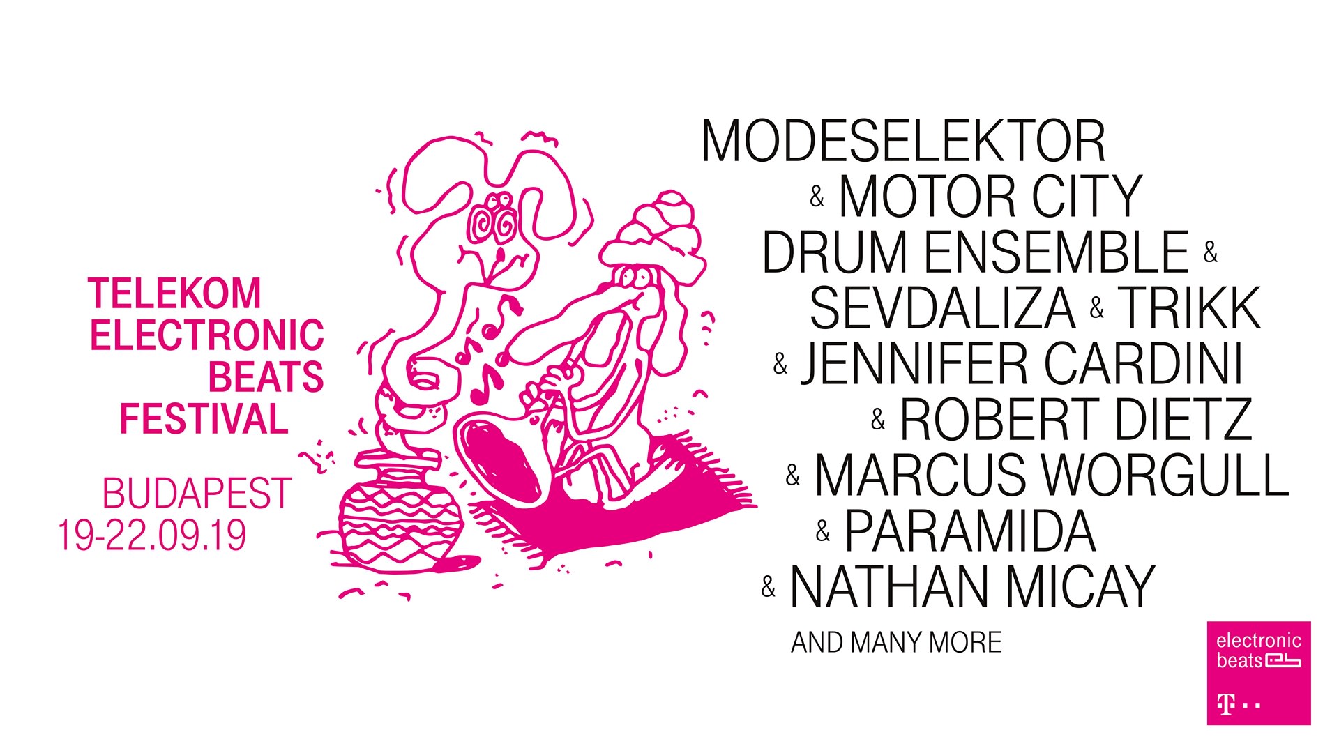 The Full Program For The 2019 Edition Of Telekom Electronic Beats' Festival  In Budapest | Telekom Electronic Beats