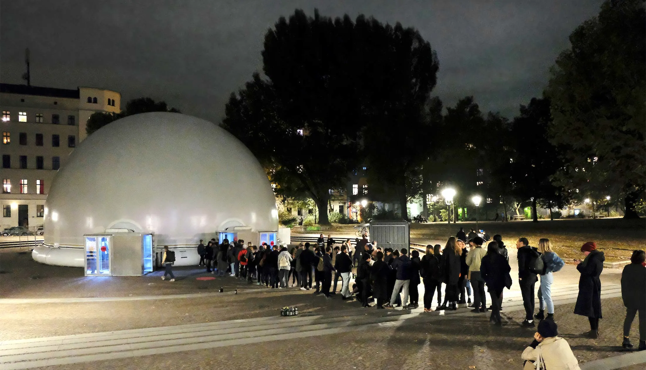 Why Are All Of These People Waiting In Line To Experience The New Infinity?