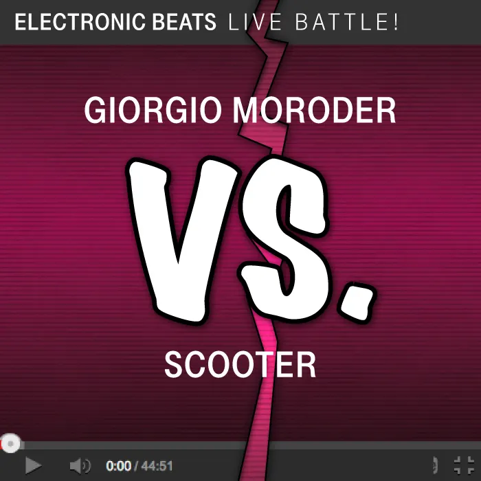 EB Live Battle: Giorgio Moroder vs. Scooter
