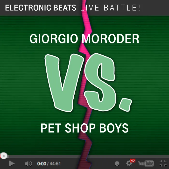 EB Live Battle: Giorgio Moroder vs the Pet Shop Boys
