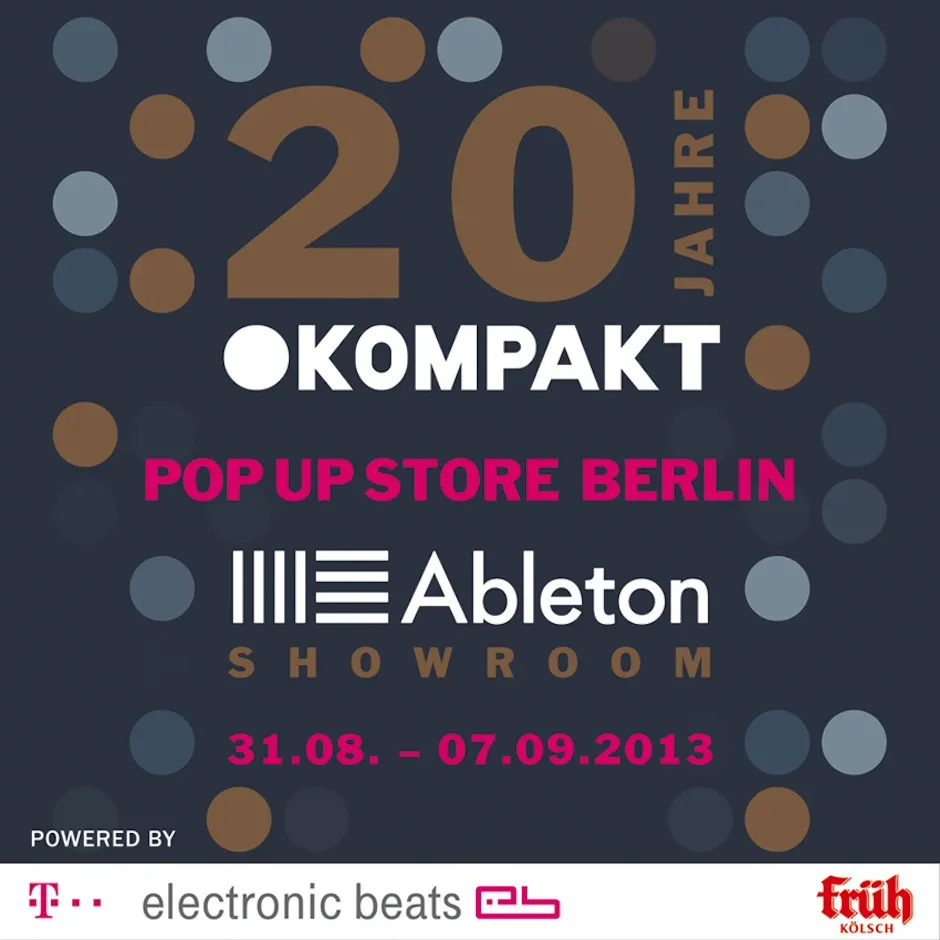 Kompakt Pop-Up Store Berlin, full program announced!