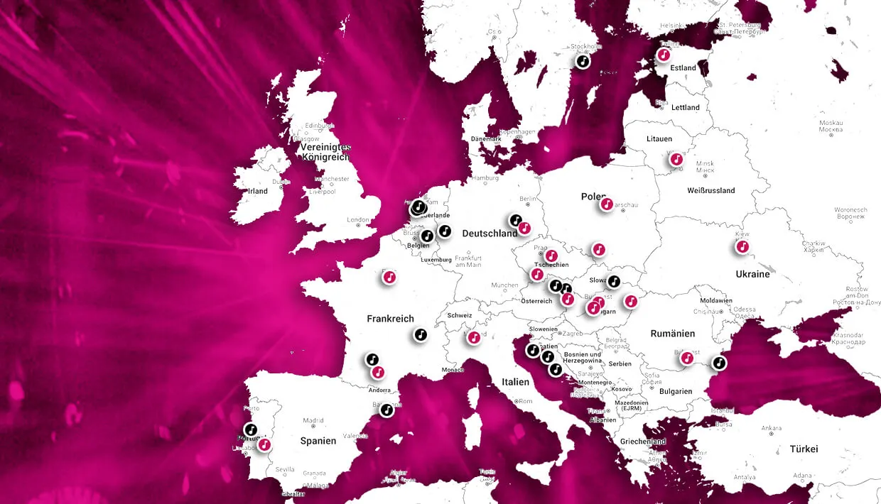 An Interactive Map Of Europe’s Notable Summer Music Festivals