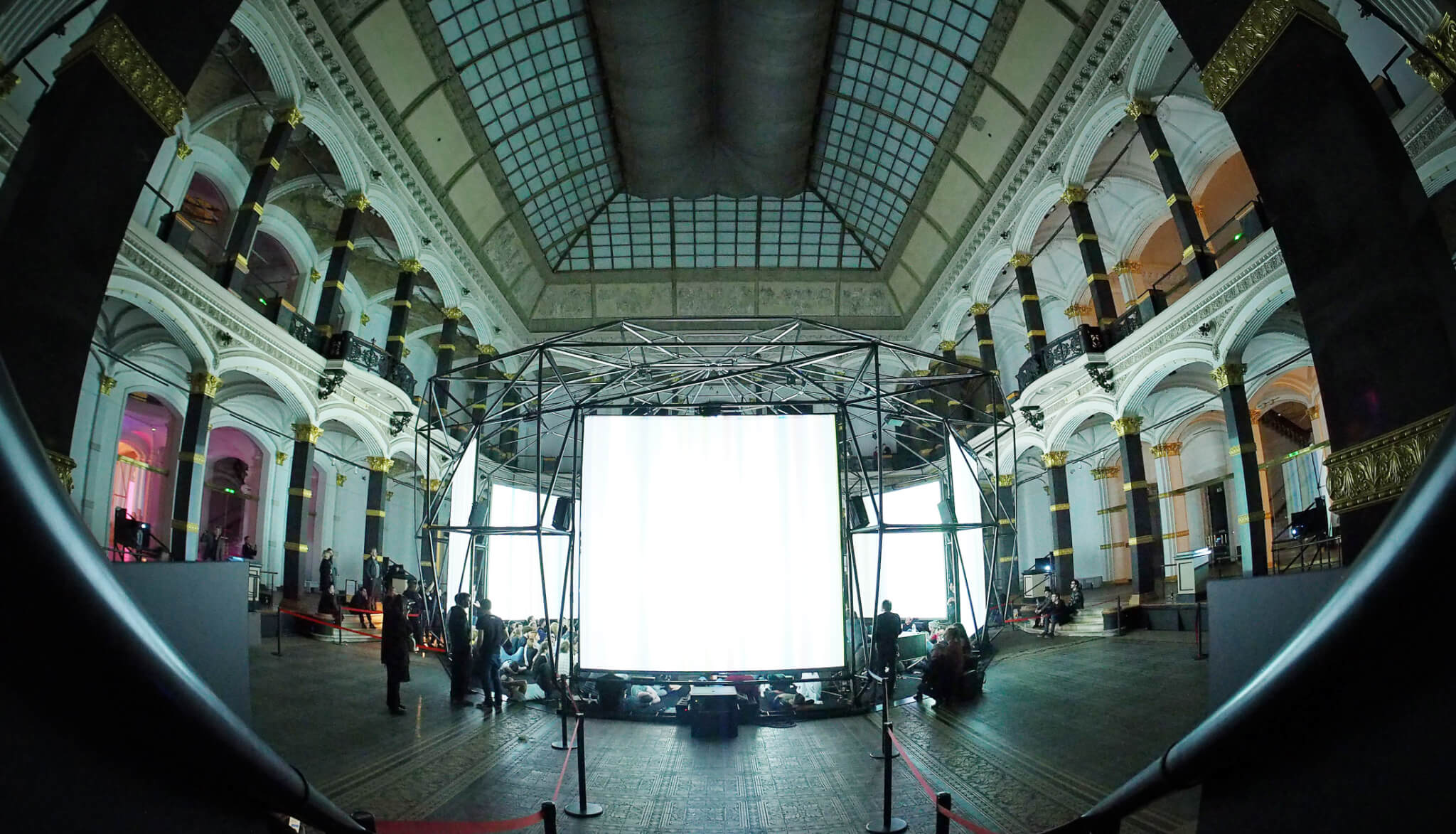 ism hexadome exhibition frank bretschneider pierce warnecke martin gropius bau by udo siegfriedt 2018 01