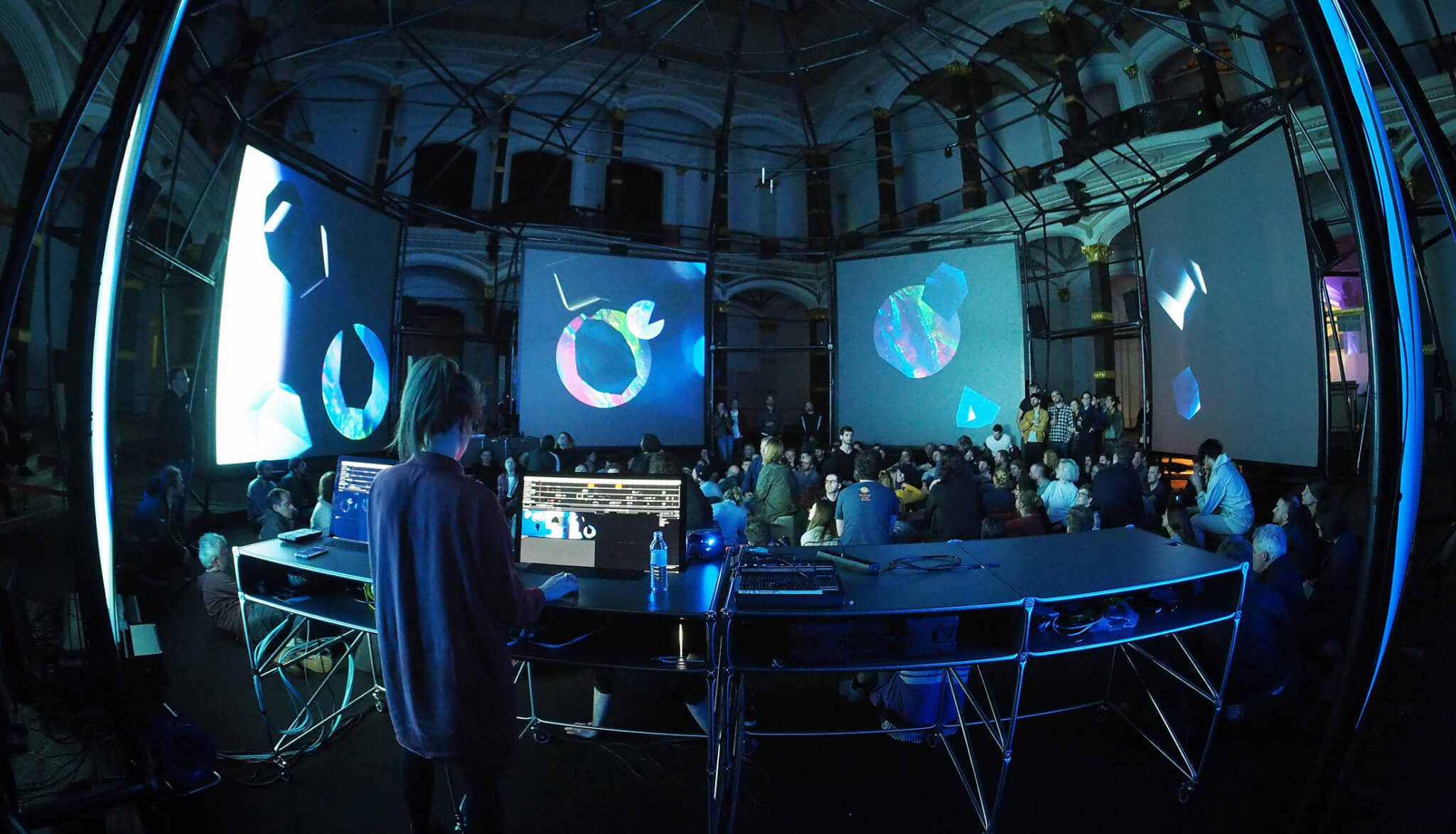 ism hexadome exhibition lara sarkissian jemma woolmore martin gropius bau by udo siegfriedt