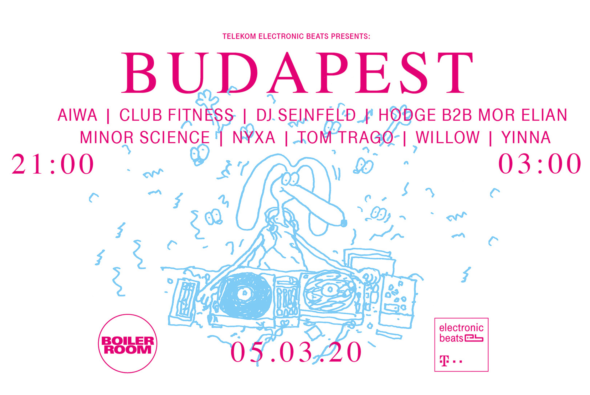 Telekom Electronic Beats x Boiler Room Budapesta